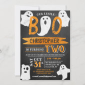 Kleine Boo. Halloween 2e verjaardag Kaart (Voorkant)