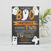 Kleine Boo. Halloween 2e verjaardag Kaart (Staand voorkant)