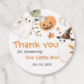 Kleine Boo Halloween Baby Shower Bedank Je Favor Bedankjes Labels