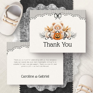 Kleine Boo Halloween Baby Shower Bedankt