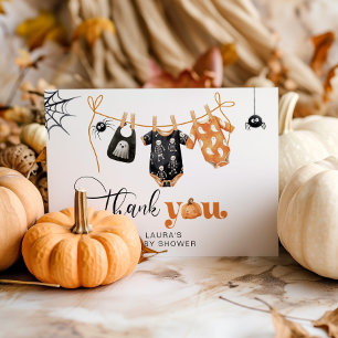 Kleine Boo Halloween baby shower Dank je Kaart