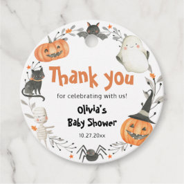 Kleine Boo Halloween Baby Shower Favor Tag Bedankjes Labels