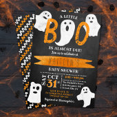 Kleine Boo. Halloween Baby shower Kaart