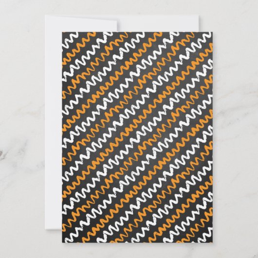 Kleine Boo. Halloween Baby shower Kaart (Achterkant)