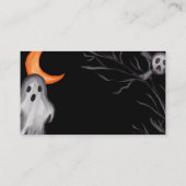 Kleine Boo Halloween Baby Shower Luier Raffle Informatiekaartje (Achterkant)