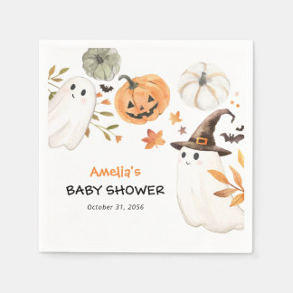 Kleine Boo Halloween Baby Shower Op Maat Servet