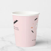 Kleine Boo Halloween baby shower roze papieren bek Papieren Bekers (Rechts)