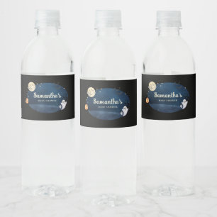 Kleine Boo Halloween Baby Shower Waterfles Etiket
