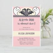 Kleine Boo Halloween babyshower Kaart (Staand voorkant)