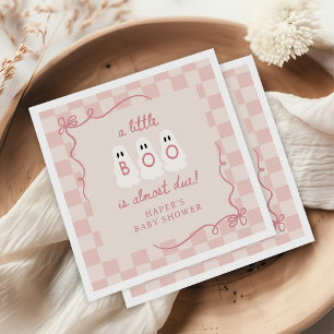 Kleine Boo Halloween Meisje Geest Baby Shower Servet
