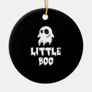 Kleine Boo In Halloween Cool Grafisch Keramisch Ornament