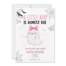 KLEINE BOO IS ALMOST DUE BABY SHOWER UITNODIGING