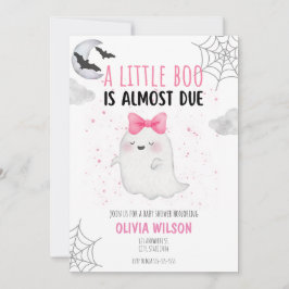 KLEINE BOO IS ALMOST DUE BABY SHOWER UITNODIGING
