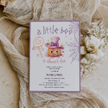 Kleine Boo is bijna jarig Halloween Meisje Shower