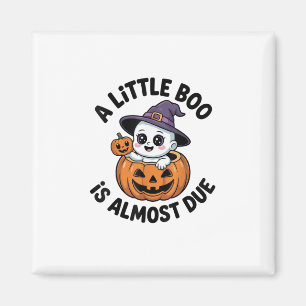 Kleine Boo Is Halmost Uitgerekend Schattige Hallow Magneet
