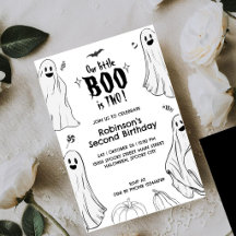 Kleine Boo Is Twee Halloween 2e Verjaardag