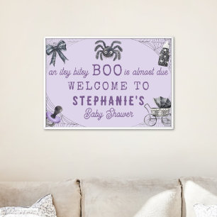 Kleine Boo Itsy Bitsy Spider Halloween Baby Borrel Poster