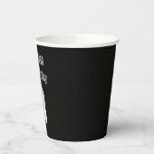 Kleine BOO op weg naar Halloween Ghost Papieren Bekers (Links)