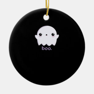 Kleine Boo Schattig Halloween Keramisch Ornament