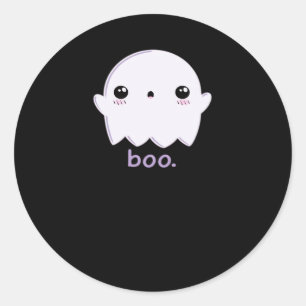 Kleine Boo Schattig Halloween Ronde Sticker