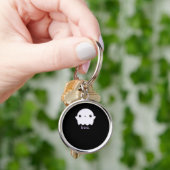 Kleine Boo Schattig Halloween Sleutelhanger (Hand)