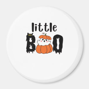 Kleine Boo Schattige Halloween Pompoen Kat Vintage Magneet