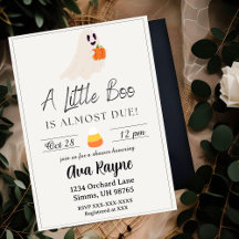Kleine Boo verwacht een baby, babyborrel rond Hall