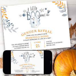 Kleine Boo verwacht Halloween geslacht onthulling Kaart