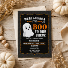 Kleine Boo voor onze Halloween Geest Baby Shower C
