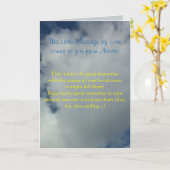 Kleine boodschap van liefde 2, Wenskaart Kaart (Gele Bloem)