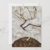 Kleine boom in de late herfst van Egon Schiele (Voorkant)