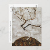 Kleine boom in de late herfst van Egon Schiele Briefkaart (Voorkant / Achterkant)