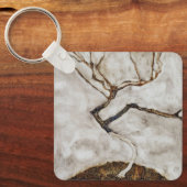 Kleine boom in de late herfst van Egon Schiele Sleutelhanger (Voorkant)