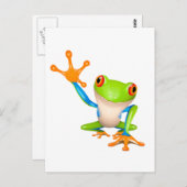 Kleine boomkikker briefkaart (Voorkant / Achterkant)