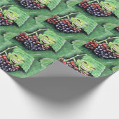 Kleine boomkikker op een Blackberry-schilderij Cadeaupapier (Hoek)