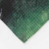 Kleine boomkikker op een Blackberry-schilderij Fleece Deken (Hoek)