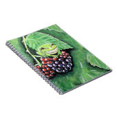 Kleine boomkikker op een Blackberry-schilderij Notitieboek (Rechterzijde)