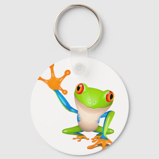 Kleine boomkikker sleutelhanger (Voorkant)