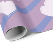 Kleine boomkorharten en bloemen cadeaupapier (Rol Hoek)