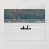 Kleine boot Gevist Briefkaart (Voorkant)