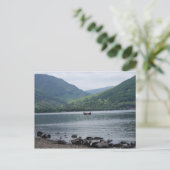 kleine boot op Loch Lomond Briefkaart (Staand voorkant)