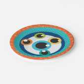 Kleine borden van Monster Baby shower Papieren Bordje (Gekanteld)