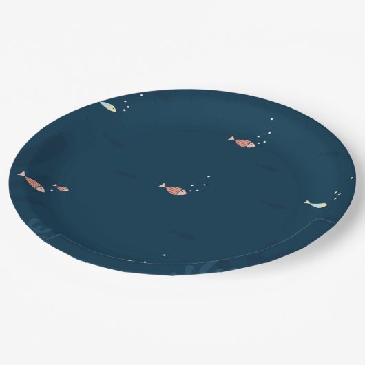 Kleine Borden van pakbonpapier Papieren Bordje (Gekanteld)