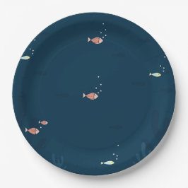 Kleine Borden van pakbonpapier Papieren Bordje