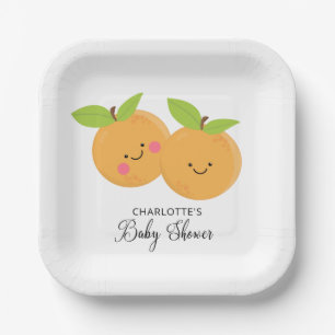 Kleine Borden voor Baby shower met snijwonden Papieren Bordje