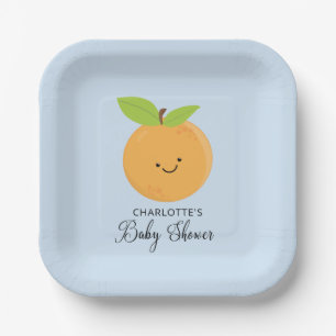 Kleine Borden voor Baby shower op snijdpapier Papieren Bordje