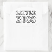 KLEINE BOSS OVALE STICKER (Tas)