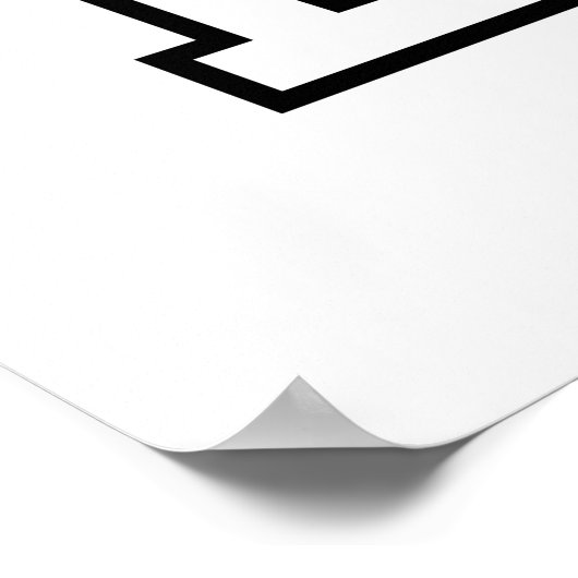 KLEINE BOSS-POSTER POSTER (Hoek)