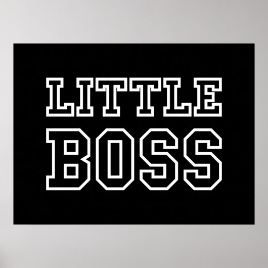 KLEINE BOSS-POSTER POSTER (Voorkant)