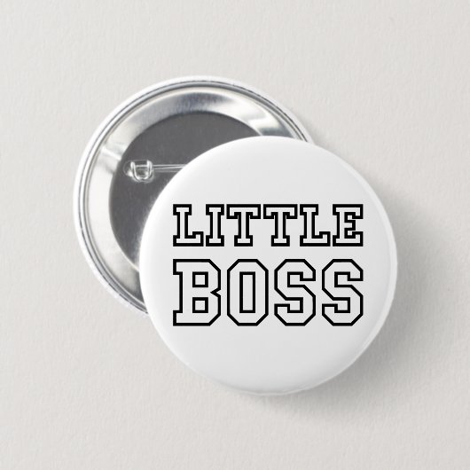KLEINE BOSS RONDE BUTTON 5,7 CM (Voorkant /achterkant)